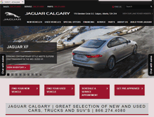 Tablet Screenshot of jaguarcalgary.com